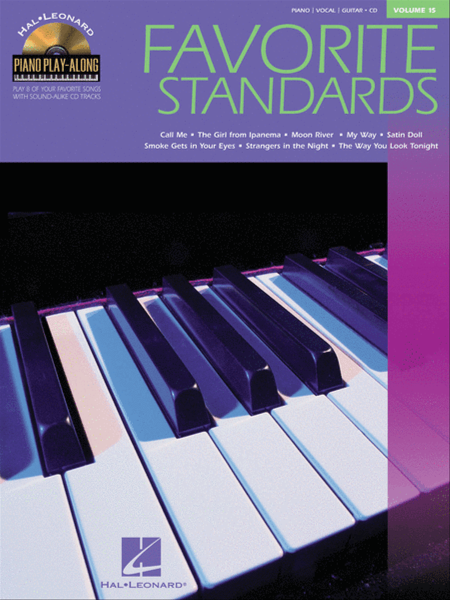 Favorite Standards Piano, Vocal, Guitar scores gallery preview page 1