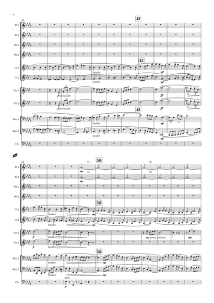 Grainger: Four Mvts. from "Lincolnshire Posy" - symphonic winds image number null