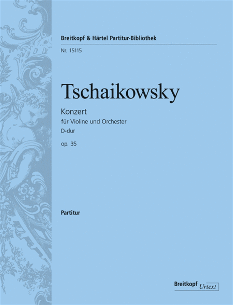 Violin Concerto in D major Op. 35 Orchestra scores gallery preview page 1