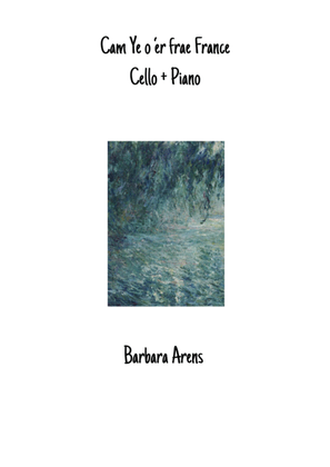 Book cover for Cam Ye o' er frae France for Cello + Piano