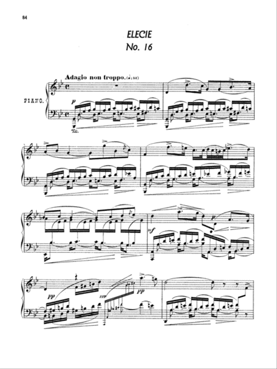 Arensky: Twenty-four Morceau Characteristiques, Op. 36 Piano Solo scores gallery preview page 1