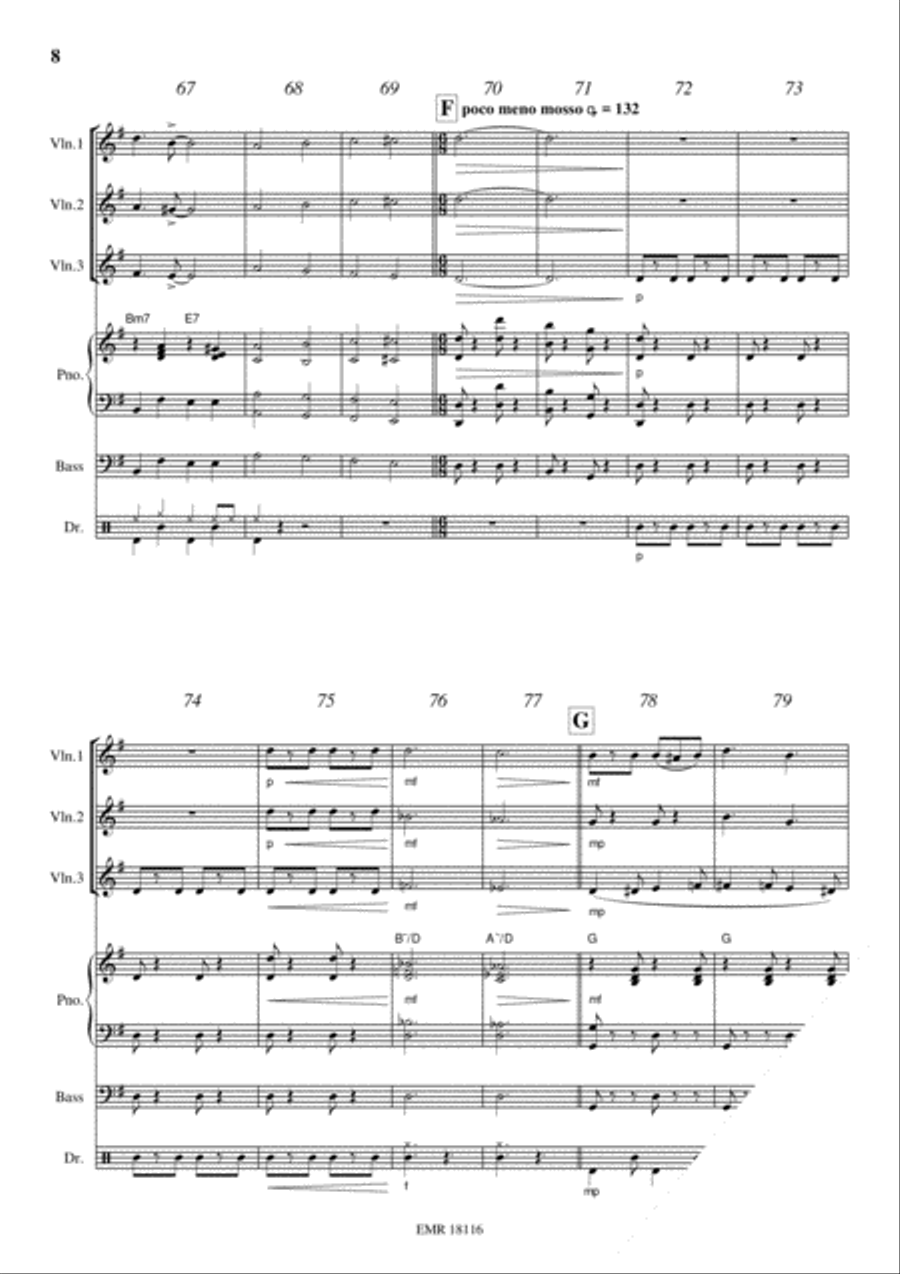 Movie Sequences Violin scores gallery preview page 8