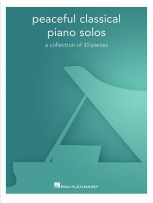 Book cover for Peaceful Classical Piano Solos