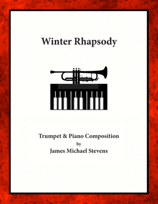 Book cover for Winter Rhapsody - Trumpet & Piano