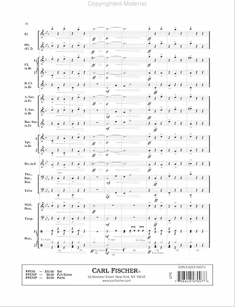 Huron Trail Huron Trail Concert Band scores gallery preview page 17