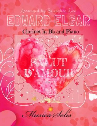 Book cover for Elgar: Salut d'Amour, Op. 12 for Clarinet and Piano