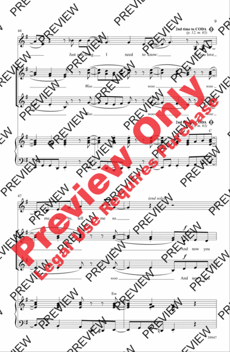 Jump Jump Women's Choir scores gallery preview page 9