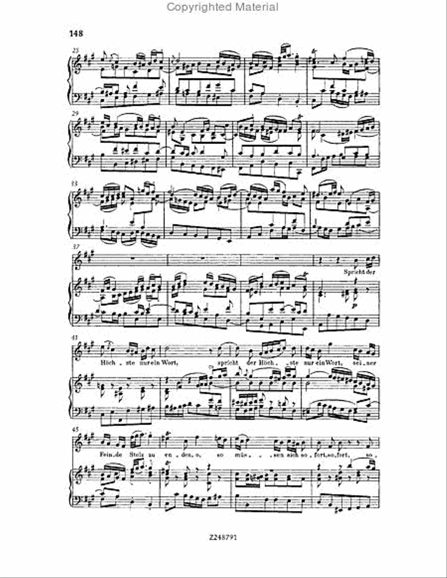 Christmas Oratorio, BWV 248 Choir scores gallery preview page 147