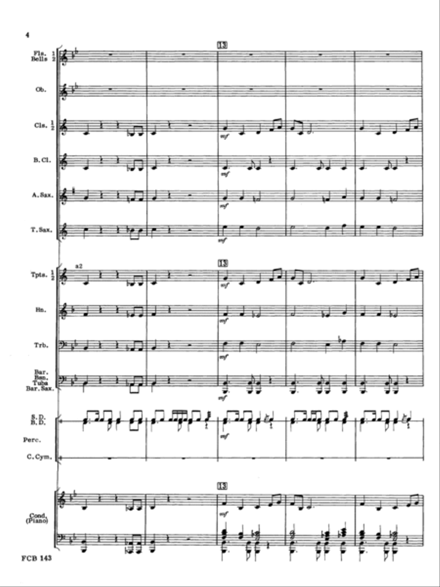 Olympic Spirit Olympic Spirit Concert Band scores gallery preview page 4