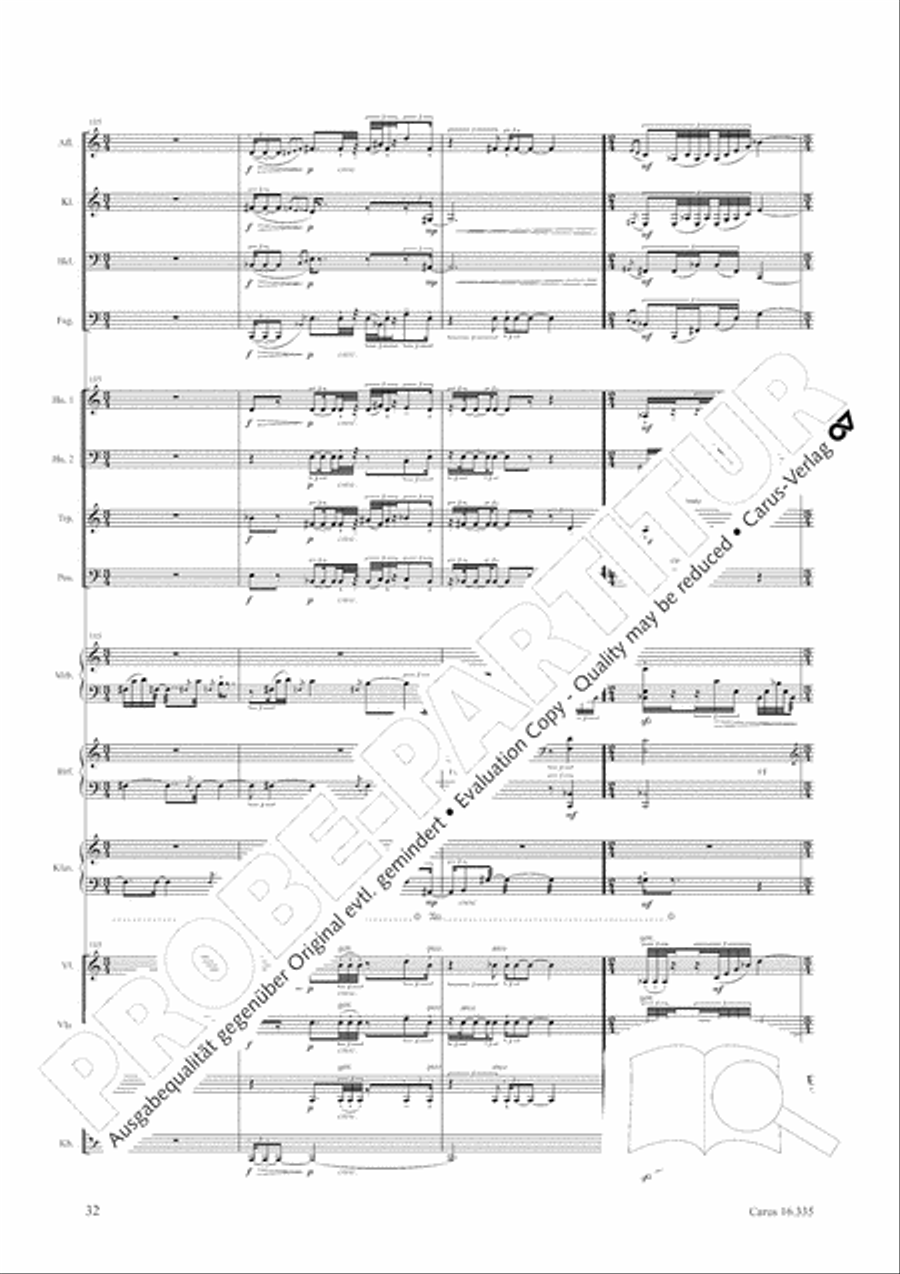 Esquisse: le froid Orchestra scores gallery preview page 33