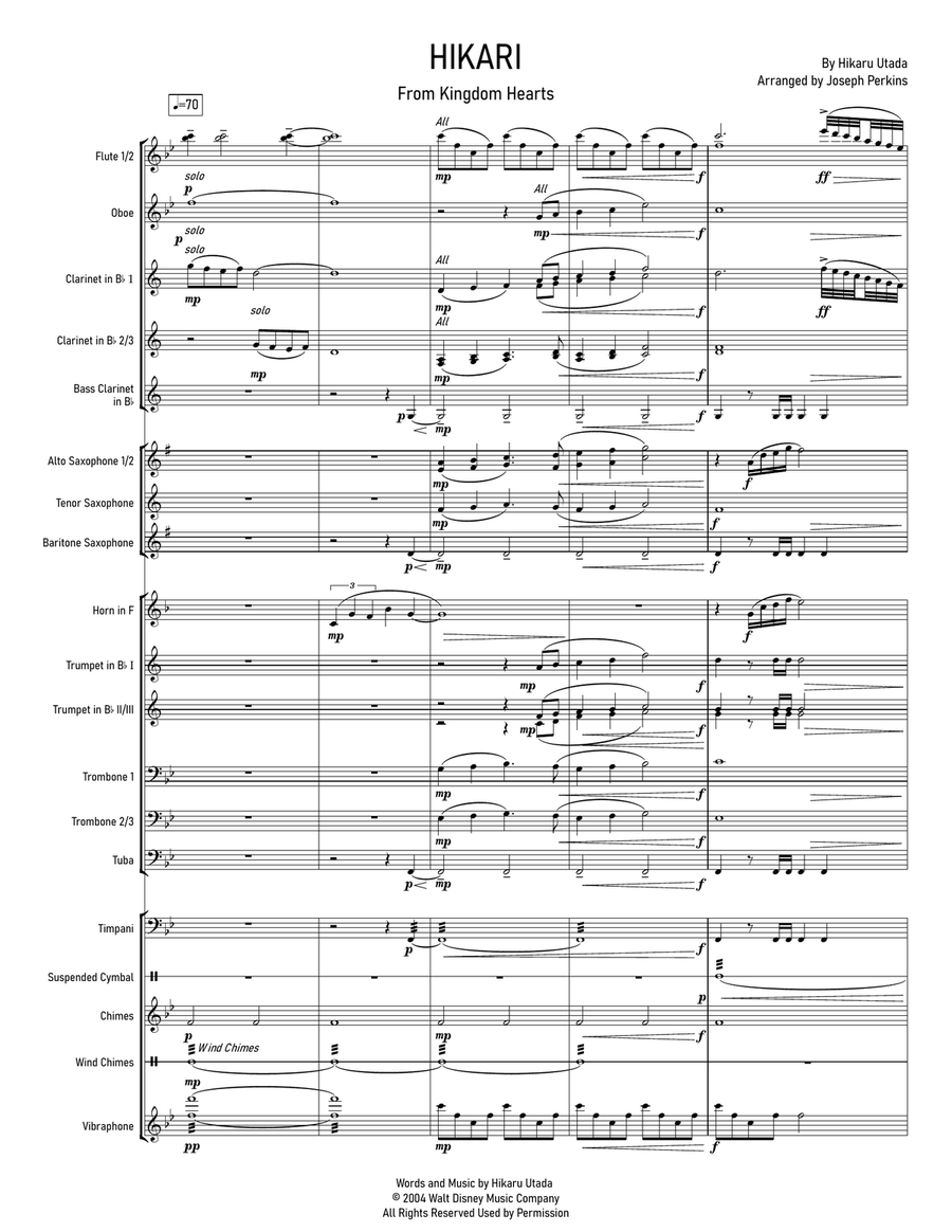 Hikari Concert Band scores gallery preview page 3