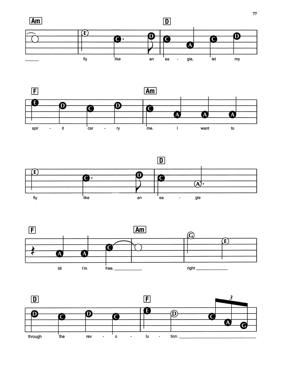 Fly Like An Eagle Electronic Keyboard scores gallery preview page 2