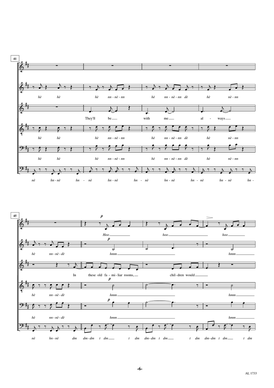 Knowing Me, Knowing You Choir scores gallery preview page 6