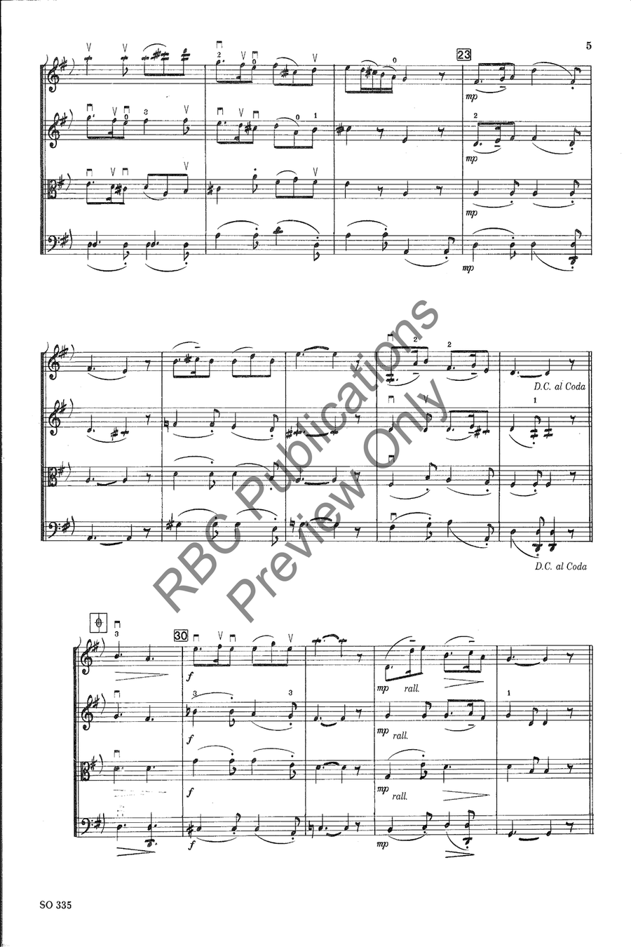 Leclair Suite Leclair Suite String Orchestra scores gallery preview page 6
