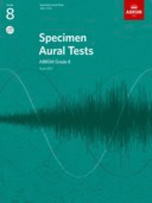 Book cover for Specimen Aural Tests, Grade 8 with 2 CDs