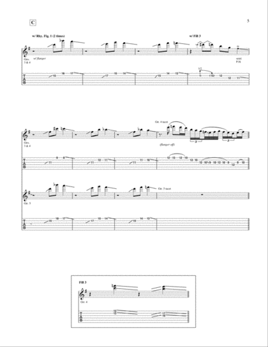 Neurosis Psychosis Electric Guitar scores gallery preview page 5