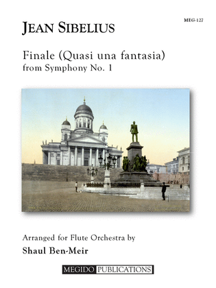 Book cover for Finale (Quasi una fantasia) from Symphony No. 1 for Flute Choir