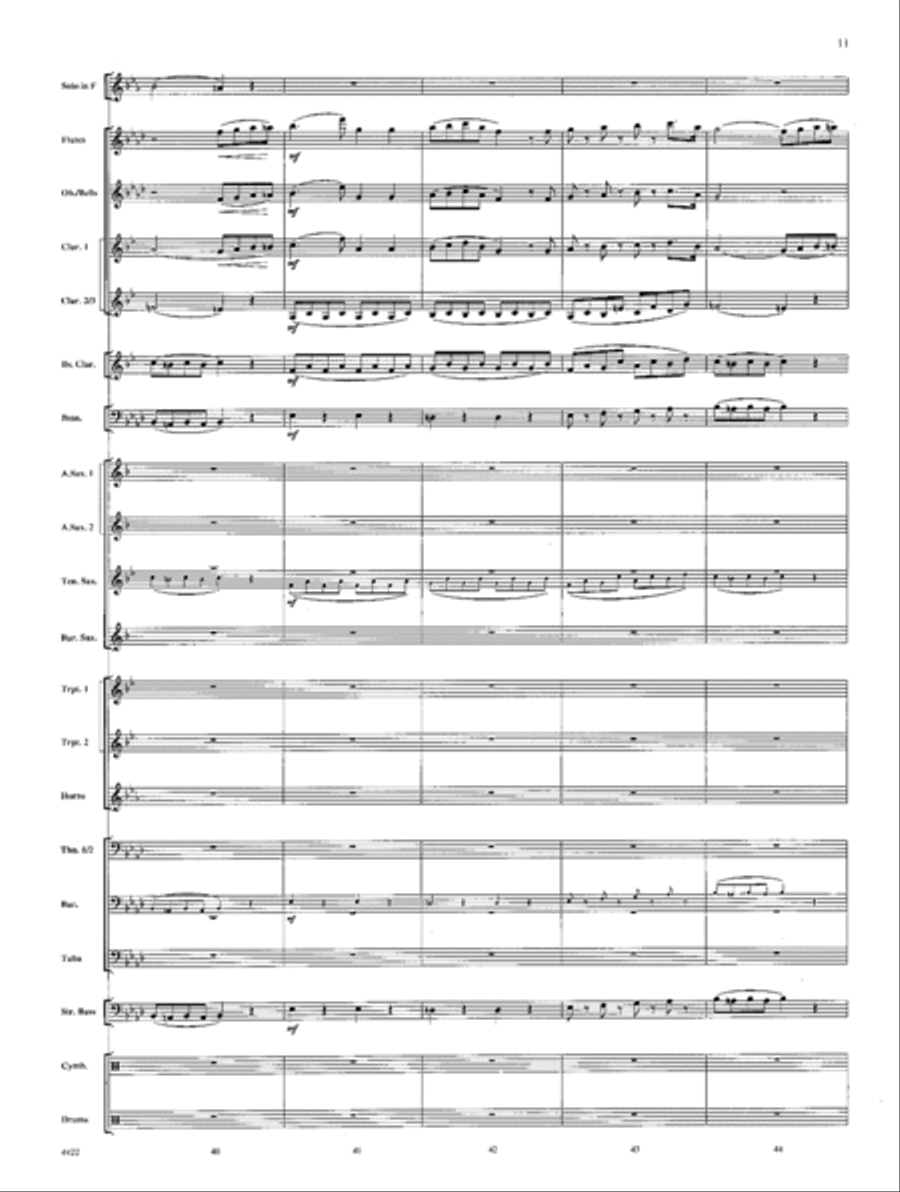 Romanza Concert Band scores gallery preview page 10