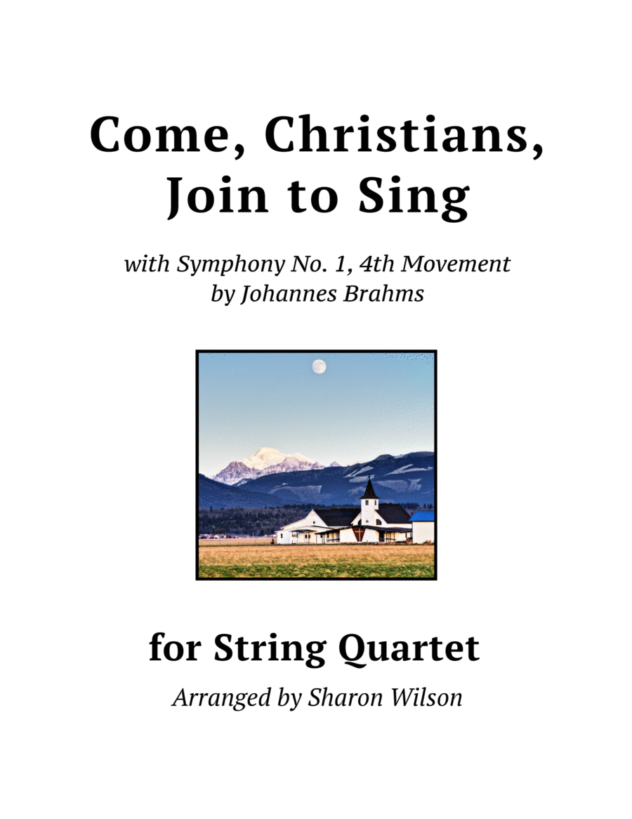 Come, Christians, Join to Sing (for String Quartet) image number null