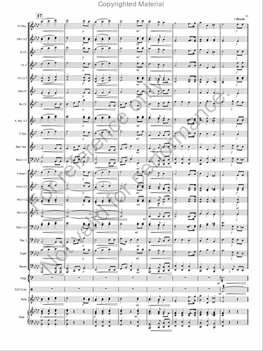 The Star Spangled Banner Concert Band scores gallery preview page 4