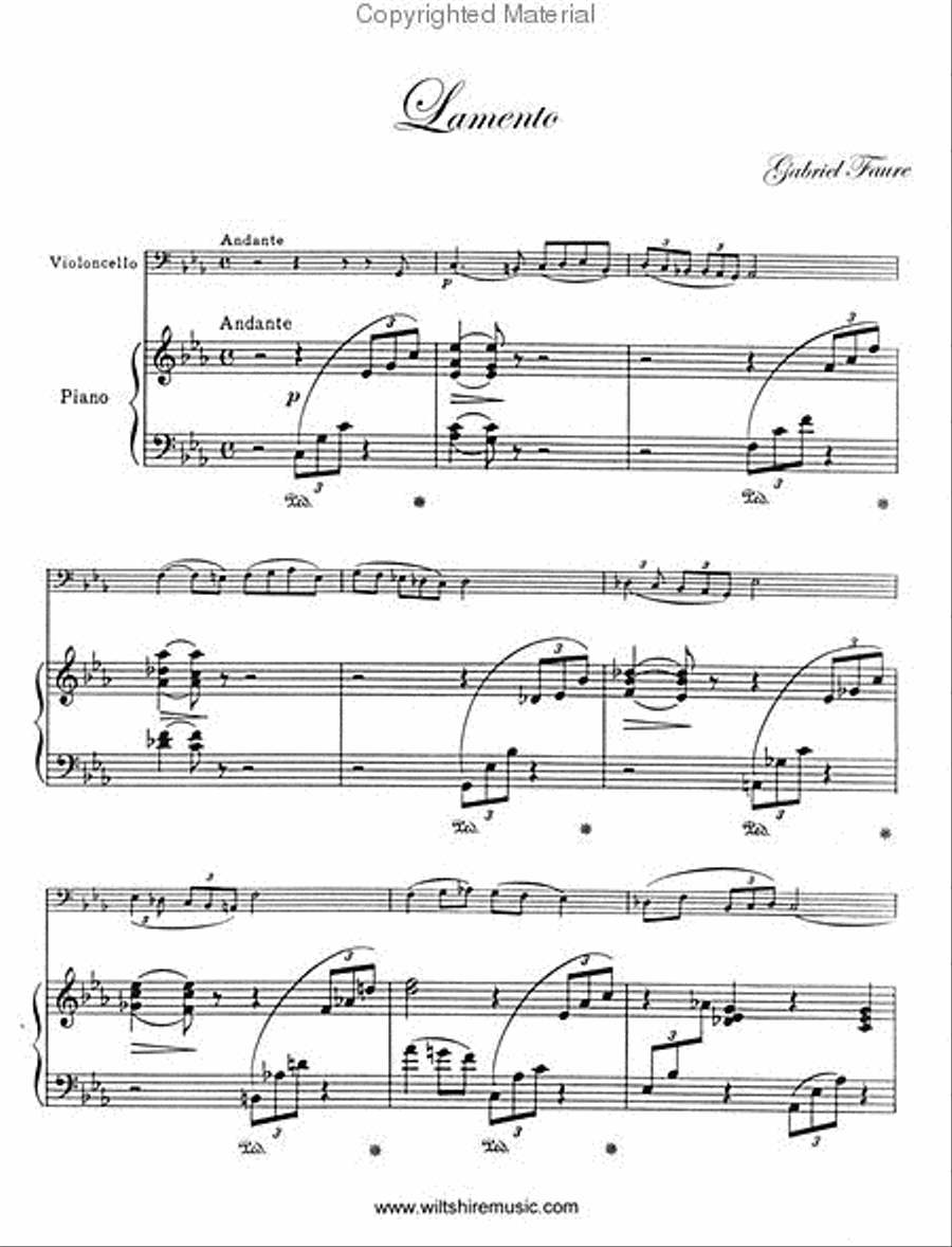 Lamento Lamento Piano Accompaniment scores gallery preview page 2