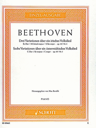 Book cover for Variations Op. 105/4-3