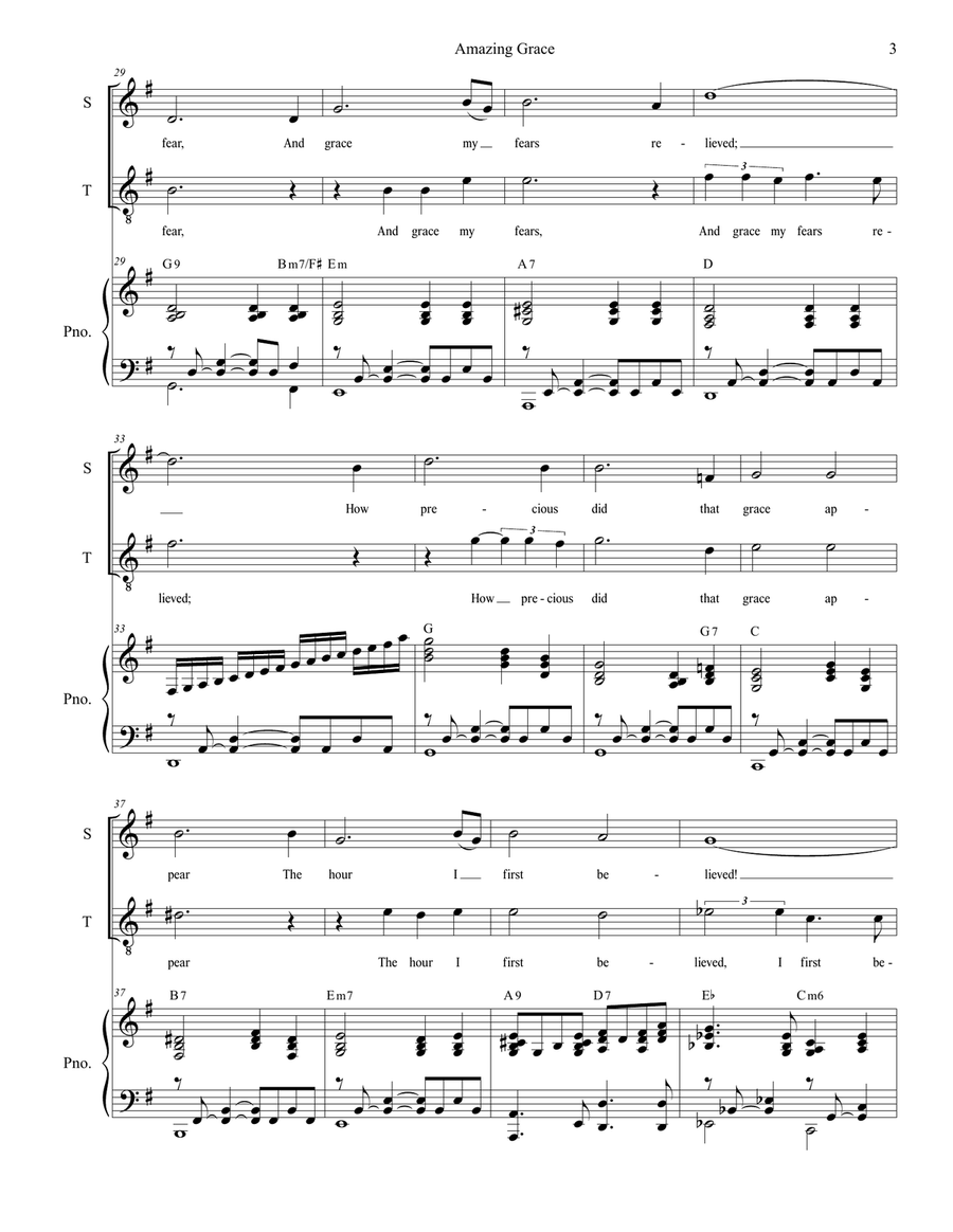 Amazing Grace (with 