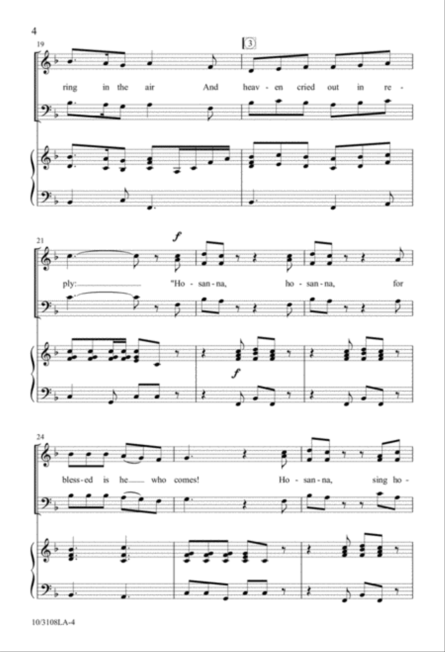 Hosanna We Sing 3-Part scores gallery preview page 5