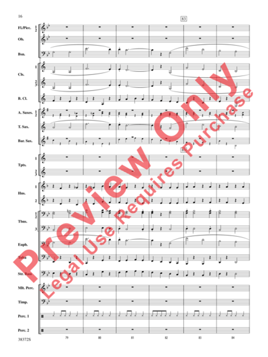 Con Brio Concert Band scores gallery preview page 17