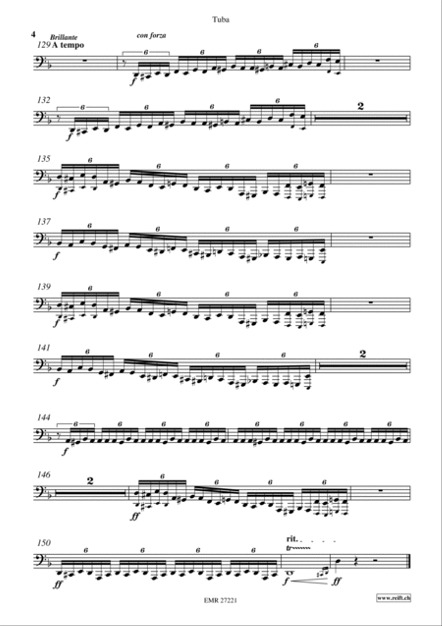 Elegie Tuba scores gallery preview page 5