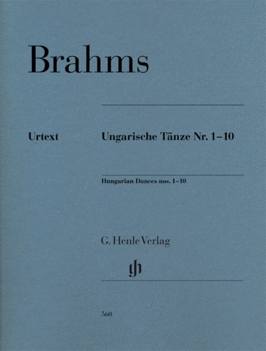 Brahms - Hungarian Dances Nos 1-10 Piano