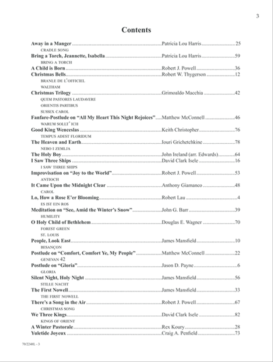 Yuletide Joy Organ scores gallery preview page 3