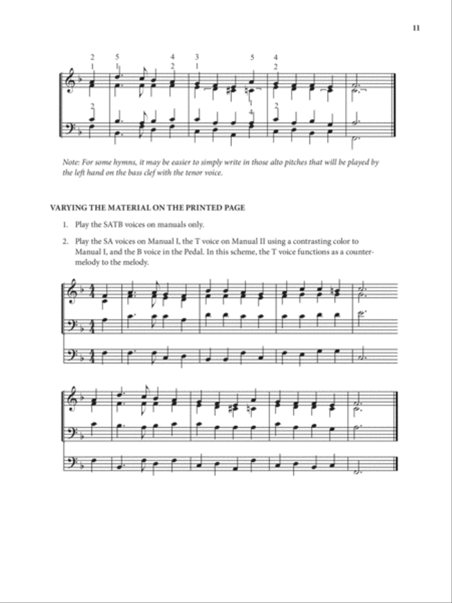 Creative Hymn Playing: Improvisation, Exercises, and Repertoire Organ scores gallery preview page 6