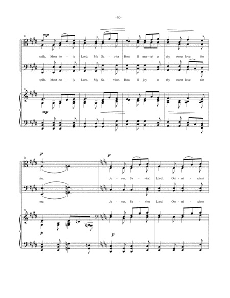 Holy Holy Lord - Men's Quartet or Men's Choir TTBB image number null