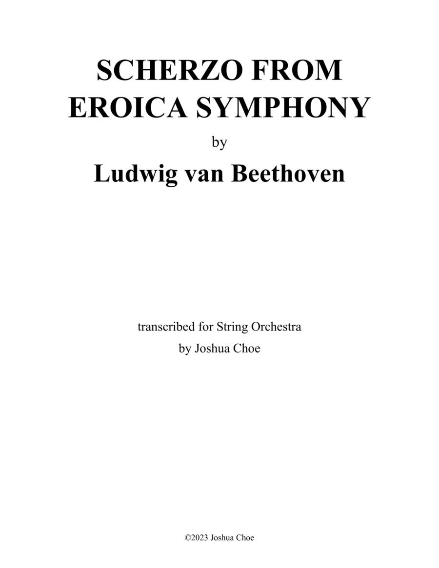 Scherzo from Eroica Symphony