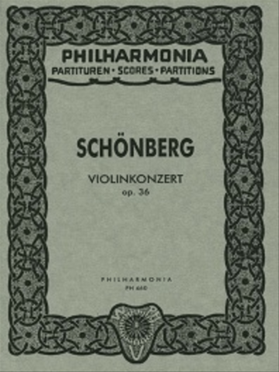 Violin Concerto, Op. 36 Orchestra scores gallery preview page 1