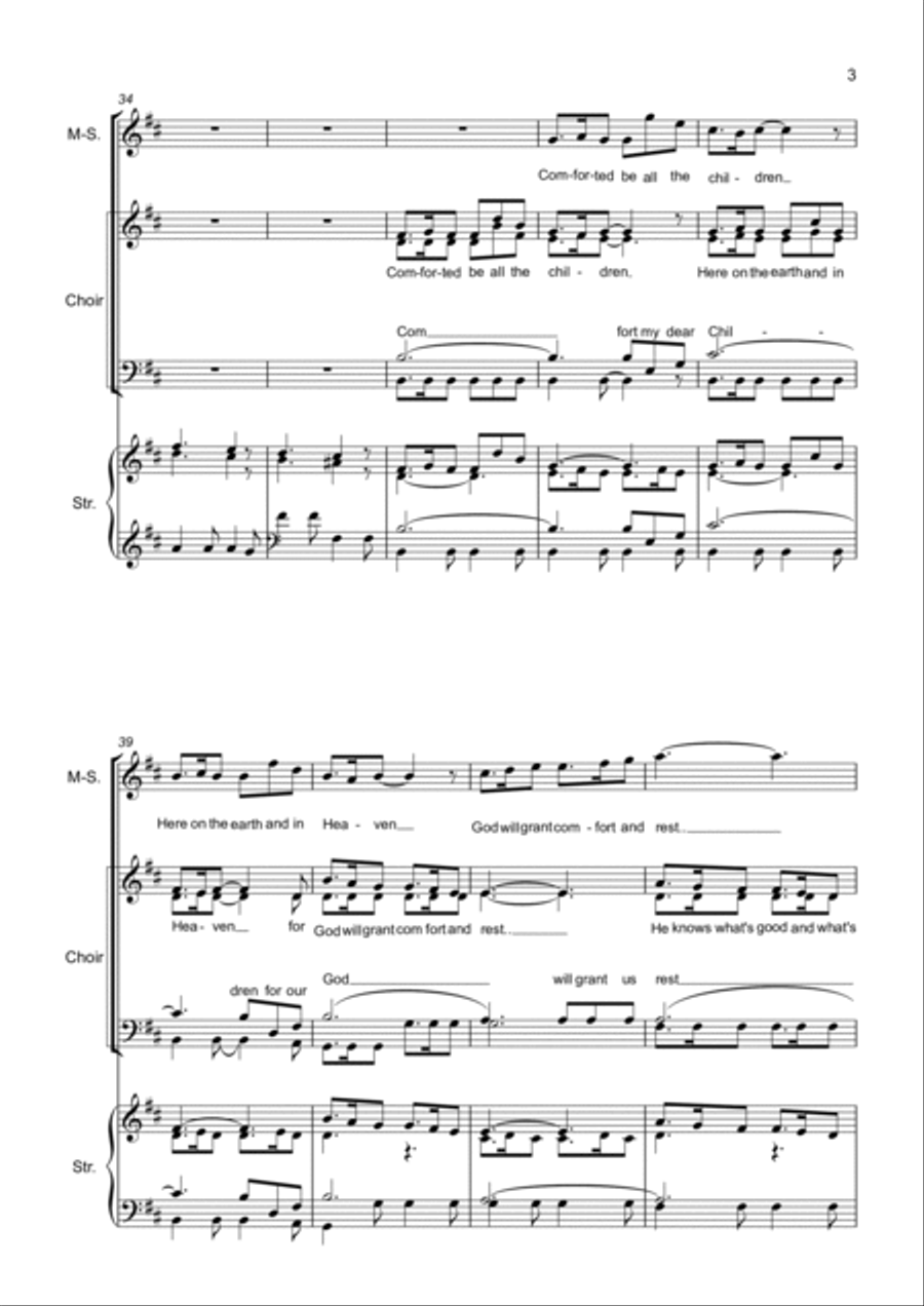 Air for Arlene Air for Arlene Choir scores gallery preview page 3