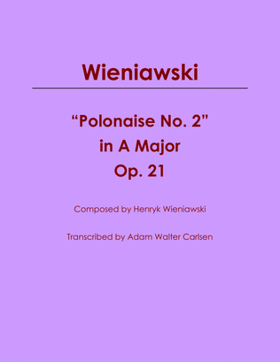 Polonaise No. 2 in A Major
