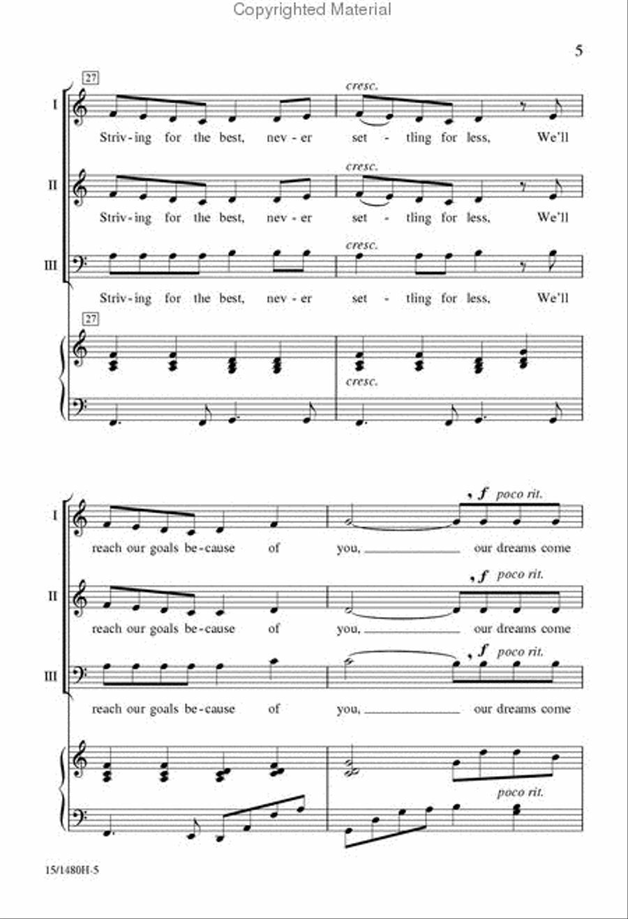 Because You Cared 3-Part scores gallery preview page 6