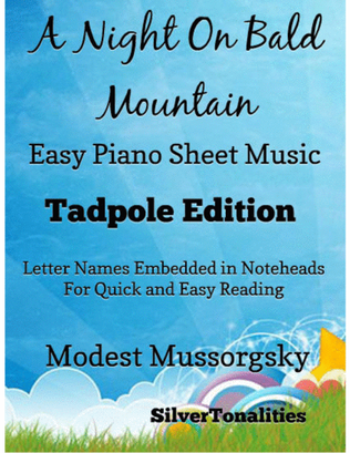 Book cover for A Night On Bald Mountain Easy Piano Sheet Music 2nd Edition