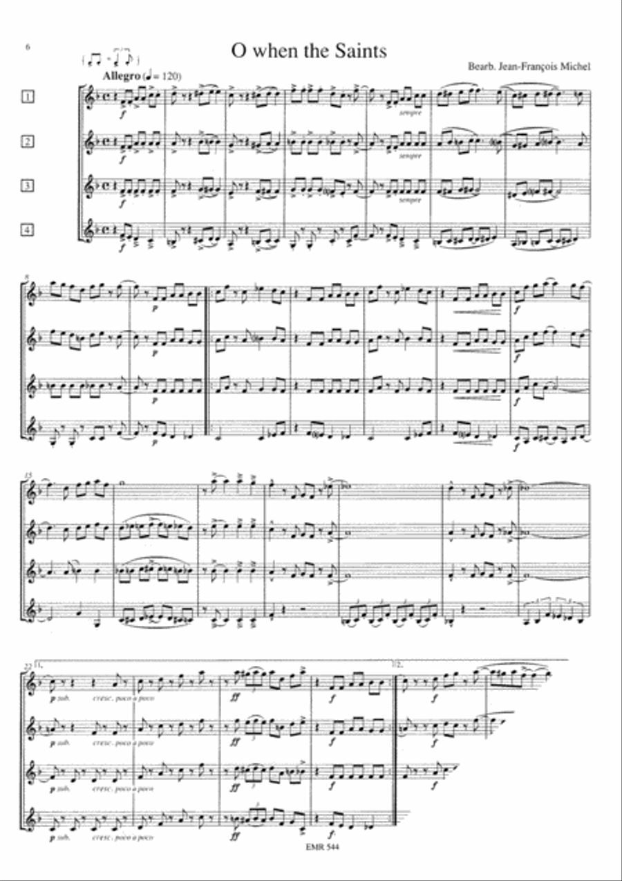 3 Spirituals 3 Spirituals Cornet scores gallery preview page 4