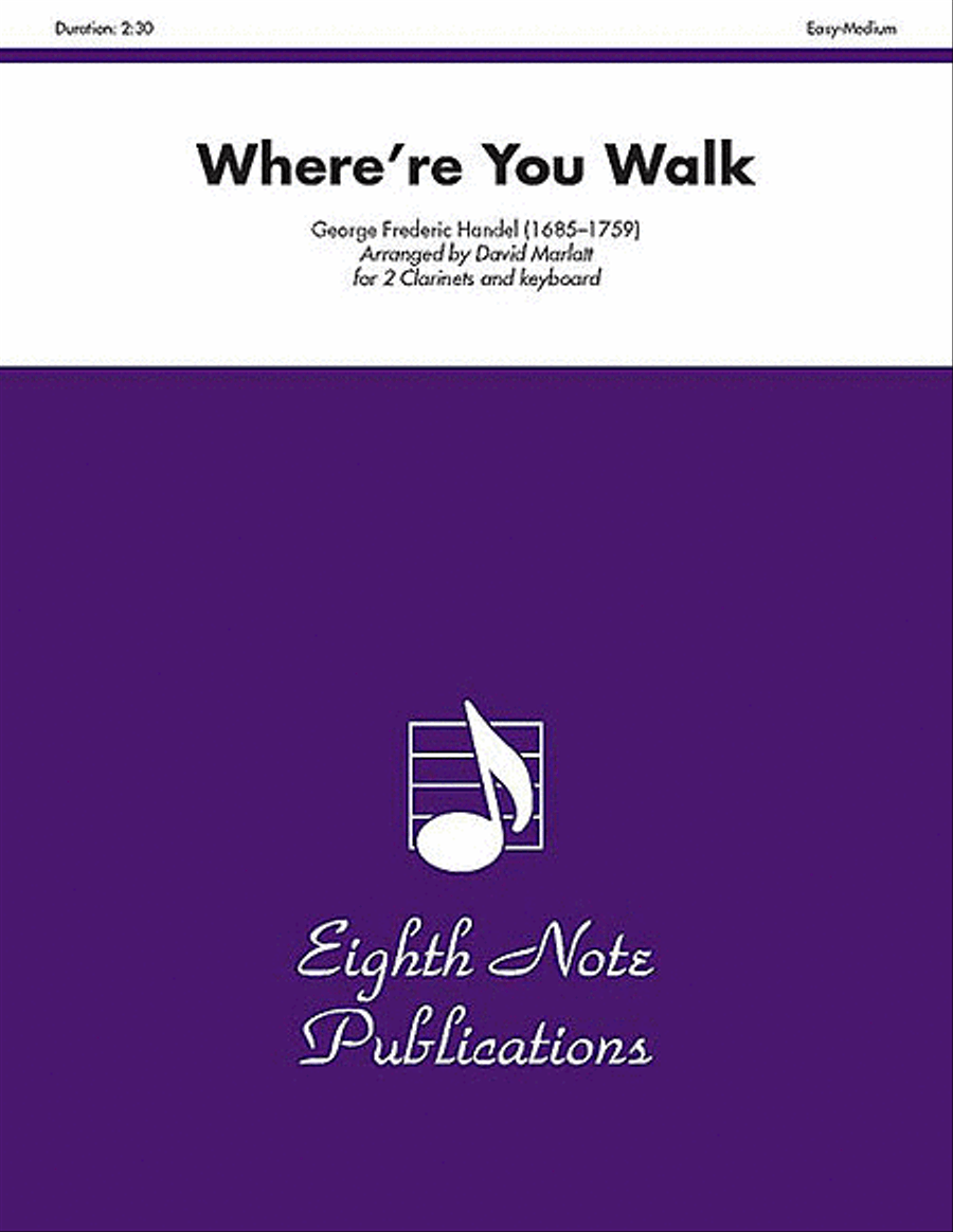Where're You Walk Clarinet Duet scores gallery preview page 1