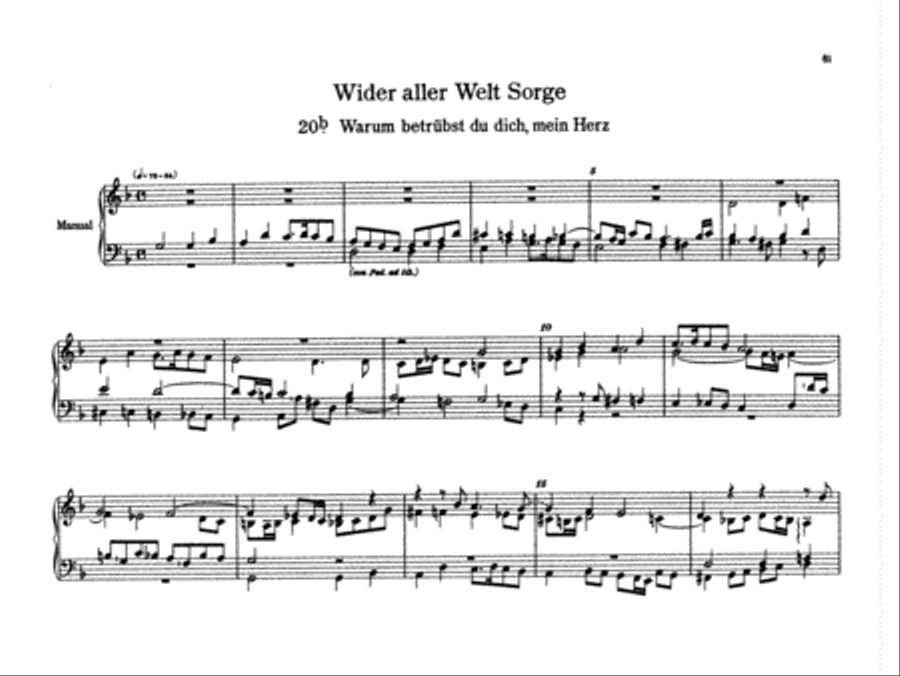 Pachelbel: Selected Organ Works, Volume III Organ scores gallery preview page 1
