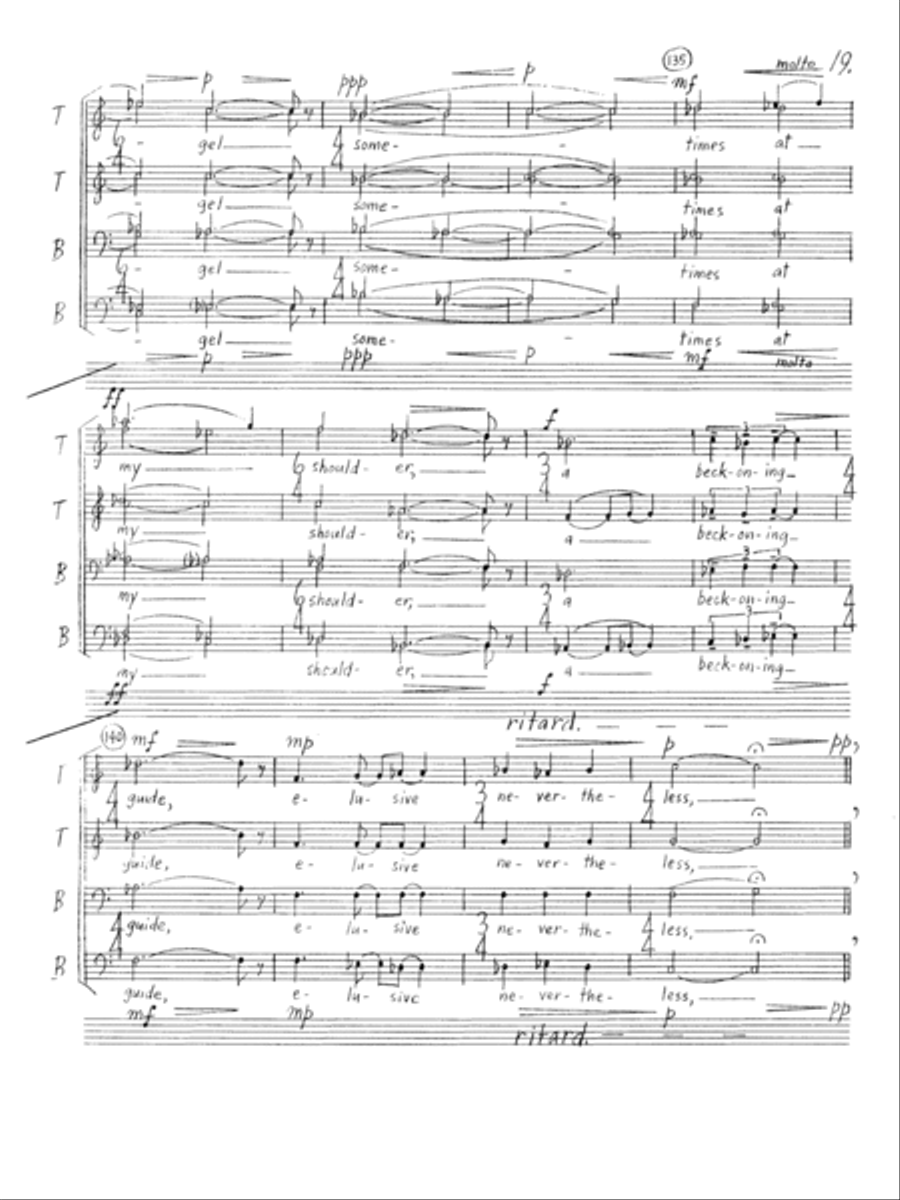 The Incomprehensible Light TTBB scores gallery preview page 29