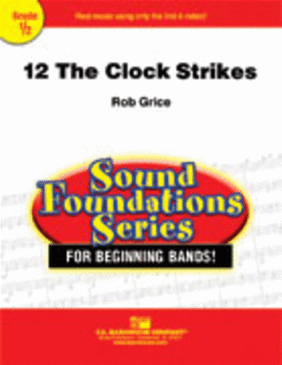 12 The Clock Strikes Concert Band scores gallery preview page 1