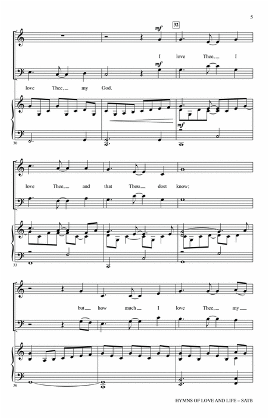 Hymns Of Love And Life Hymns Of Love And Life 4-Part scores gallery preview page 4