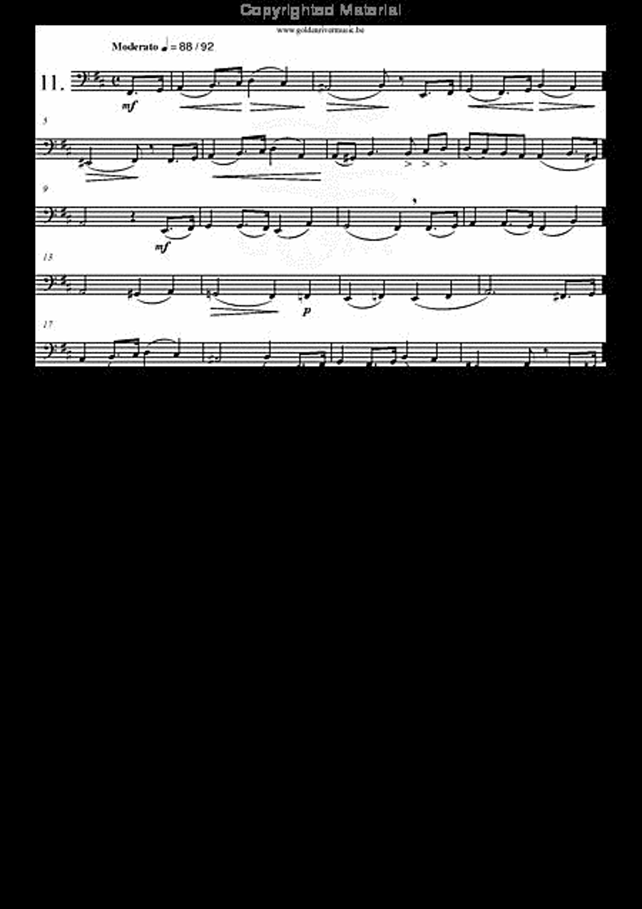 18 Etudes Melodiques Tuba scores gallery preview page 12