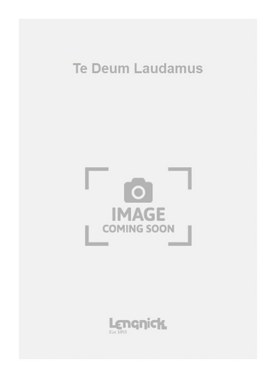 Te Deum Laudamus 4-Part scores gallery preview page 1