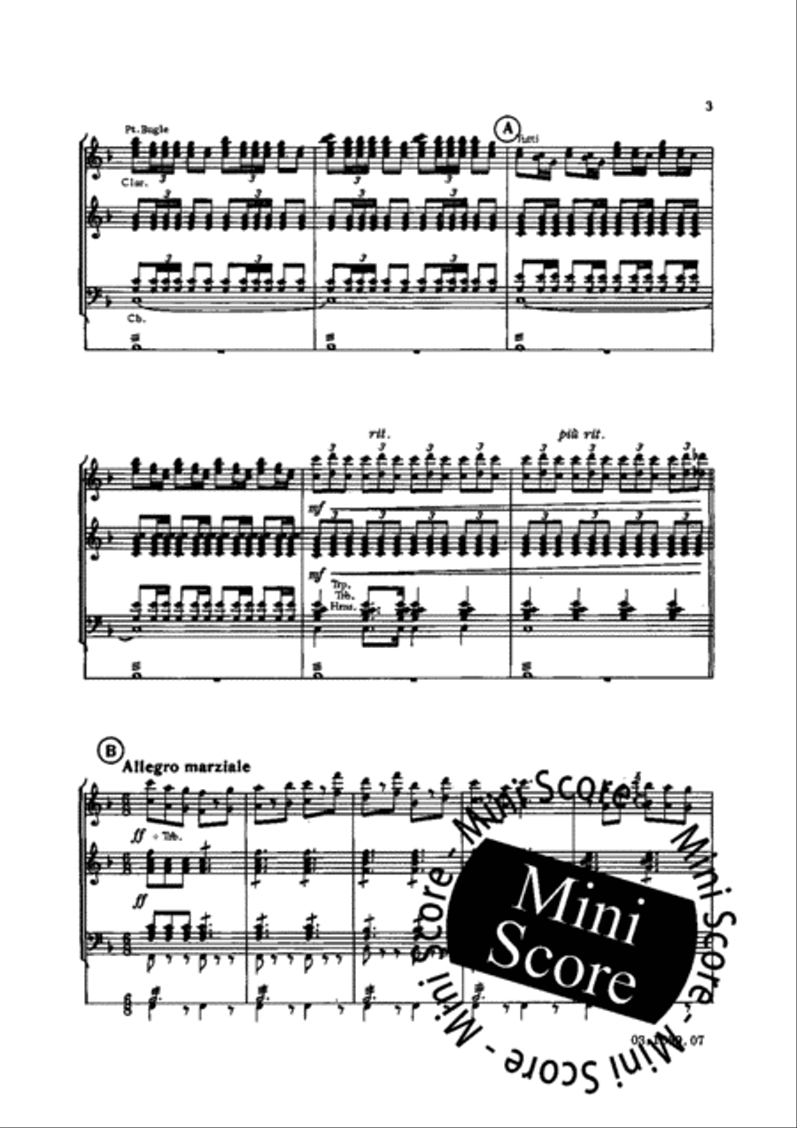 Prelude de L'Operette Fanfare Band scores gallery preview page 5