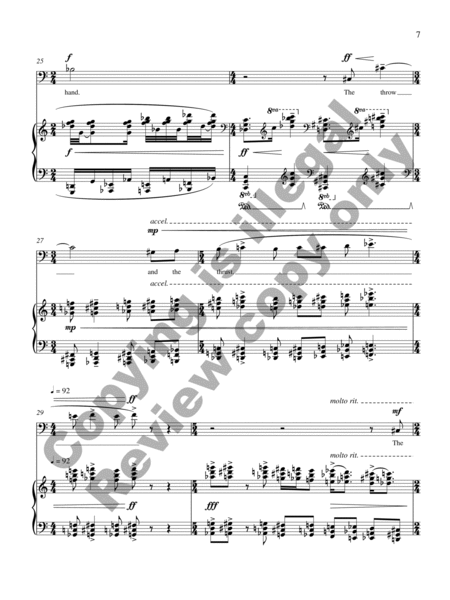Ahab: Monodrama for Baritone or Bass-Baritone and Piano image number null